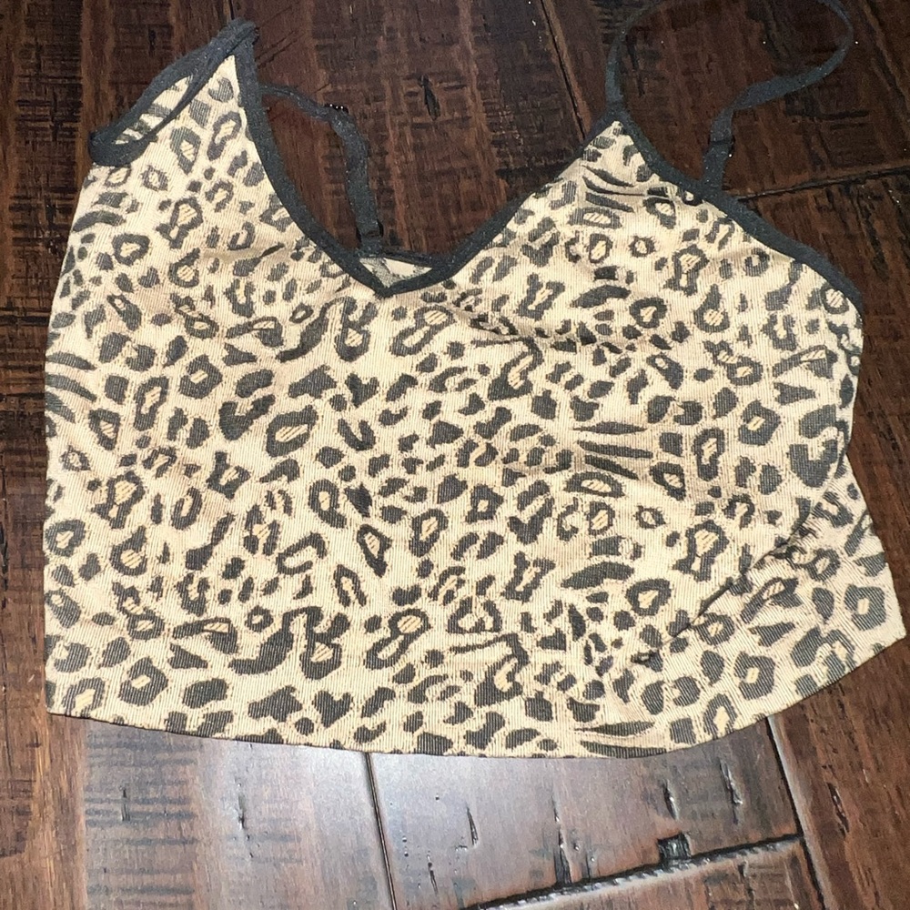 Leopard tank top
